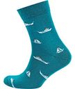 Носки мужские Comandor Корабли цвет: морская волна/белый, 29 (44-46) р-р