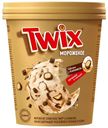 Мороженое Twix сливочное с карамелью, какаосодержащей прослойкой и печеньем в глазури 8% БЗМЖ 265г