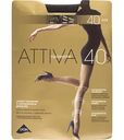 Колготки женские Omsa Attiva цвет: fumo/тёмно-серый, размер 5, 40 den