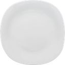 Тарелка обеденная HOMECLUB Quadro Classic White 25см, стекло Арт. LFP110