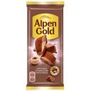 Шоколад молочный Alpen Gold, с начинкой Капучино, 80г/85г