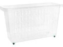 Контейнер хозяйственный с колесами, 44,5х17,6х26,6 см