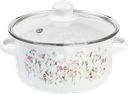Кастрюля HOMECLUB Enamel, деколь, в ассортименте, 1.9л