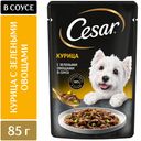 Корм консервированный полнорационный CESAR для взрослых соба
