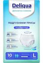 Подгузники-трусы Deliqua для взрослых размер L 10шт