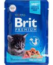 Корм для котят Brit Premium Цыплёнок в соусе, 85 г