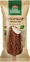 Мороженое СЕЛО ЗЕЛЁНОЕ Пломбир в шоколадной глазури с миндалем 15%, без 
змж, эскимо, 80г