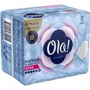 Прокладки с крылышками Ola! Classic wings Singles Super мягкая поверхность, 8шт.