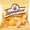 Сухарики пшеничные ВОРОНЦОВСКИЕ со вкусом сыра, слайсы, 80г