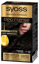Краска для волос Syoss Oleo Intense Глубокий черный тон 1-10