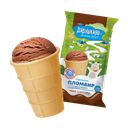 Мороженое ДИВУШКИНО — УДИВИТЕЛЬНАЯ ДЕРЕВНЯ пломбир шоколадный стаканчик, 100г