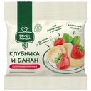 Фрукты Вкус & Польза Ассорти клубника и банан сублимированные 12г