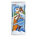 Мороженое ФАБРИКА ГРЕЗ, Пломбир в шоколадной глазури, рожок, 120г