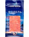 Форель солёная Три кита ломтики, 100 г