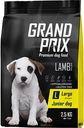 Корм для щенков крупных пород Grand Prix Junior Large с ягнёнком и рисом, 2,5 кг