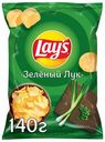 Чипсы картофельные Lay's молодой зеленый лук 140 г