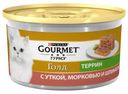 Консервированный корм для кошек Gourmet Gold утка морковь шпинат по-французски, 85 г