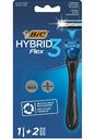 Бритвенный станок Bic Hybrid 3 Flex с 2 сменными кассетами