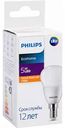 Лампа светодиодная Philips Ecohome E14 2700К тёплый свет, груша, 5 Вт