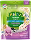 Каша овсяная HEINZ Лакомая, молочная с яблоком, черникой и черной смородиной, с 5 месяцев, 170г
