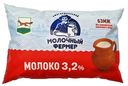 БЗМЖ Молоко пастер Молочный фермер 3,2% 800мл пленка