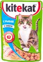 Корм Kitekat с рыбой в соусе для кошек, 85г
