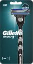 Бритва GILLETTE Mach3, с 1 сменной кассетой