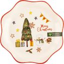 Тарелка 16см белая Табрис рождество со звездами Ловингхоум , 1 шт