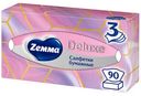 Салфетки бумажные Zemma Deluxe Design 3 слоя, 90шт