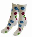 Носки женские Easy Touch Смайлы цвет: молочный, 36-40 р-р