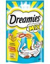 Лакомство для взрослых кошек Dreamies Mix Лосось и сыр, 60г