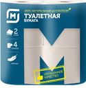 Туалетная бумага СОФТ, 2-слойная, 4 рулона 