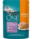 Корм для кошек с чувствительным пищеварением Purina One курица с морковью, 75 г