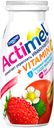 Продукт кисломолочный Actimel обогащенный Земляника шиповник 2.5 %, 100 г
