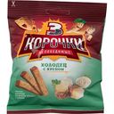 Сухарики ржаные Три корочки Холодец с хреном, 40г