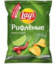 Чипсы Lay's Чили и Лайм рифлёные, 105г