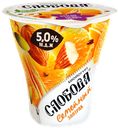 Йогурт 5% «Слобода» Мюсли-яблоко-мандарин-орех, 250 г