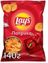 Чипсы картофельные Lay's рифленые паприка 140 г