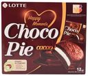 Печенье Lotte Choco Pie пшеничное глазированное с какао 336 г