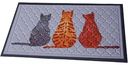 Коврик придверный Коты, 45 х 75 см