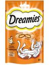 Лакомство Dreamies для кошек подушечки с курицей 60г