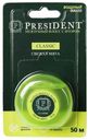 Зубная нить President Classic Свежая мята с фтором 50 м