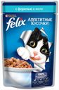 Корм Felix «Аппетитные кусочки» для кошек с форелью и фасолью, 85 г