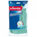 Перчатки с хлопковым напылением Vileda Standard размер 8,5-9/L