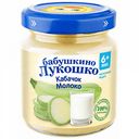 Пюре овощное Бабушкино Лукошко Кабачок-Молоко с 6 месяцев, 100 г