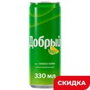 Напиток Добрый лимон/лайм, 0,33 л