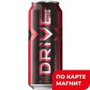 Напиток энергетический DRIVE ME Ягоды, газированный, 449мл