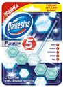 Блок для унитаза гигиенический Power 5 Domestos Кристальная чистота с хлором, 55 г