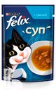 Корм PURINA FELIX суп для взрослых кошек с треской 48г