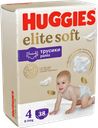 Трусики-подгузники HUGGIES Elite Soft, 4 (9-14 кг), 38шт.